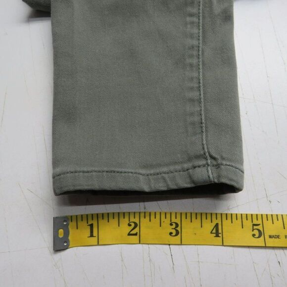 Madewell High Riser Skinny Jeans Women's Size 25 Green Denim 25X28 - Picture 11 of 12